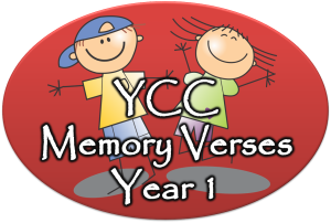 YCC Memory Verse Year 1 - no background